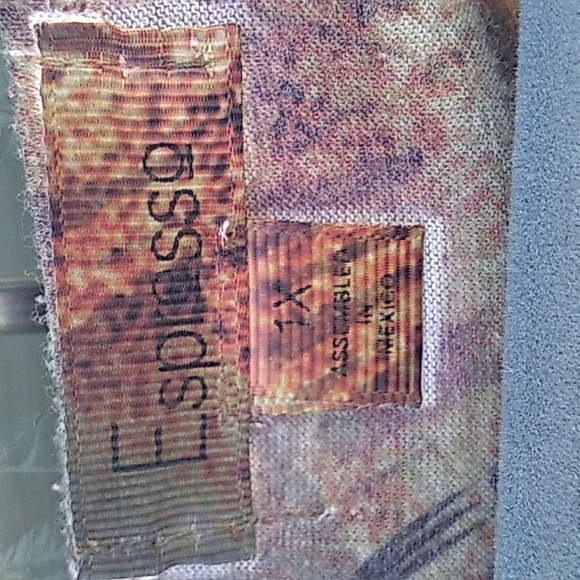 Espresso Floral Top with Flare Bottom - Picture 4 of 5